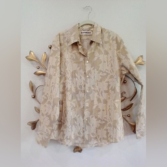 EXPRESS COTTON SHIRT NWOT - Picture 4 of 8